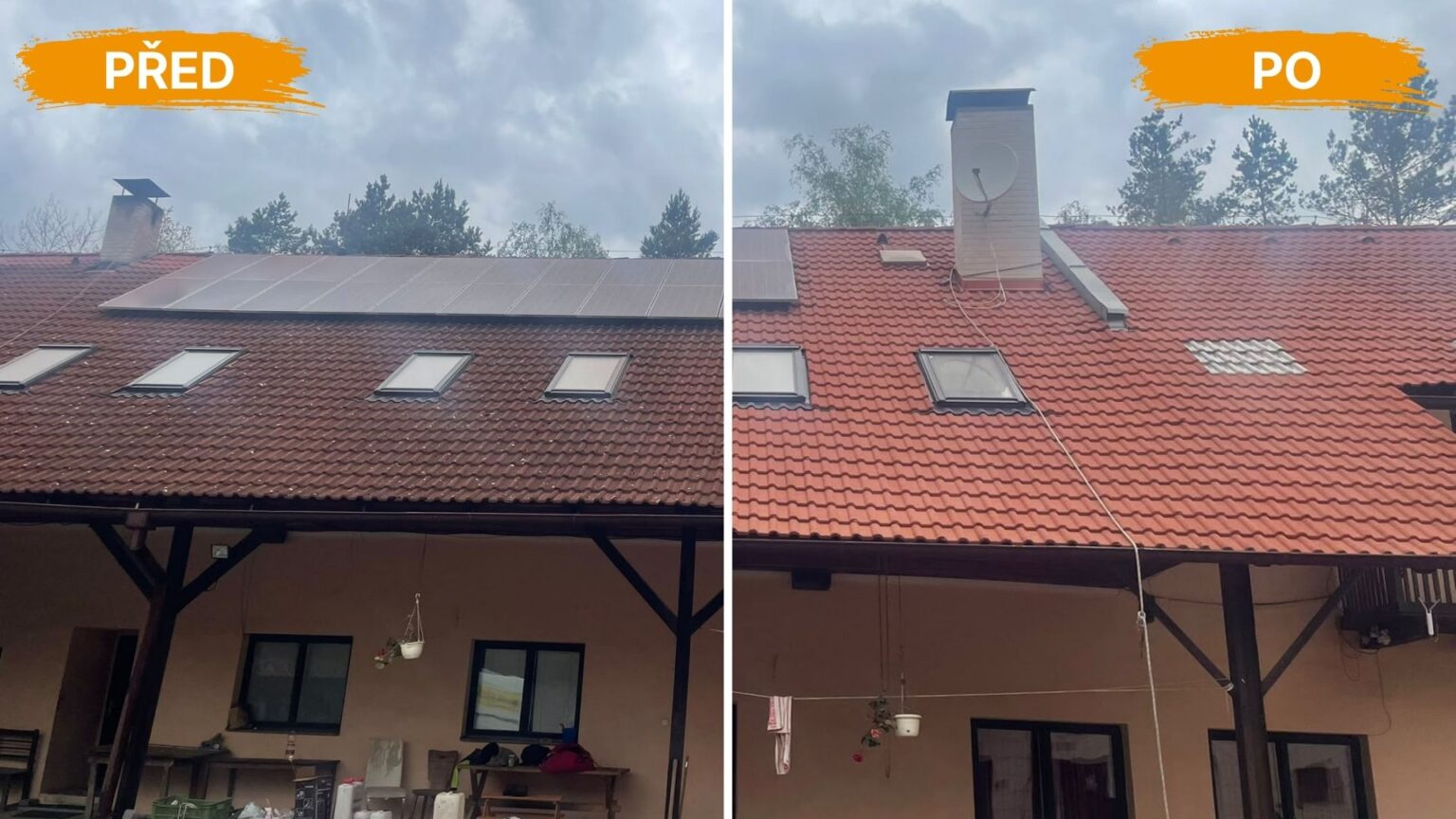 Realizace Čištění střech | RENOWAP
